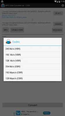 MP3 Video Converter android App screenshot 5