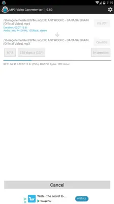 MP3 Video Converter android App screenshot 6